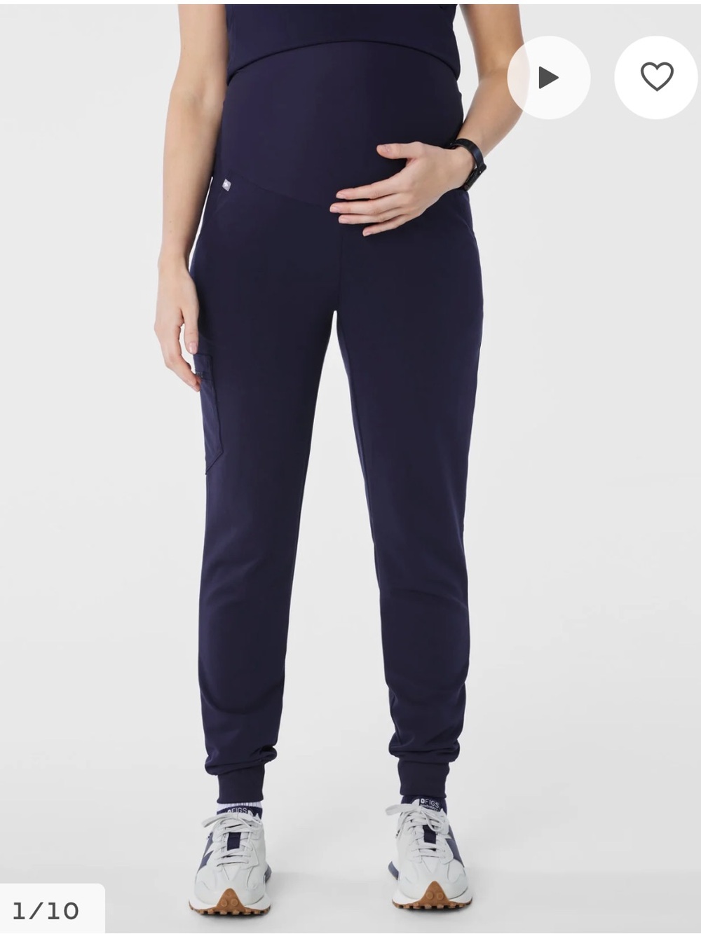FIGS Maternity Jogger Scrub Pants - Navy